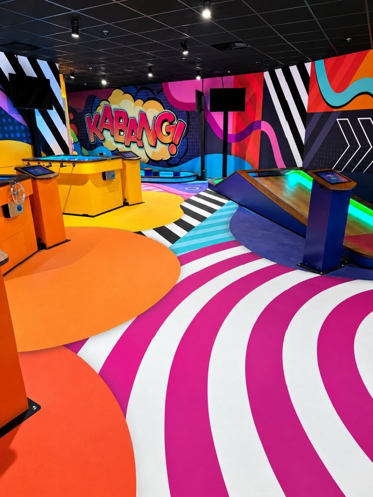 Remarkaball – geprinte vinylvloer en wandprints